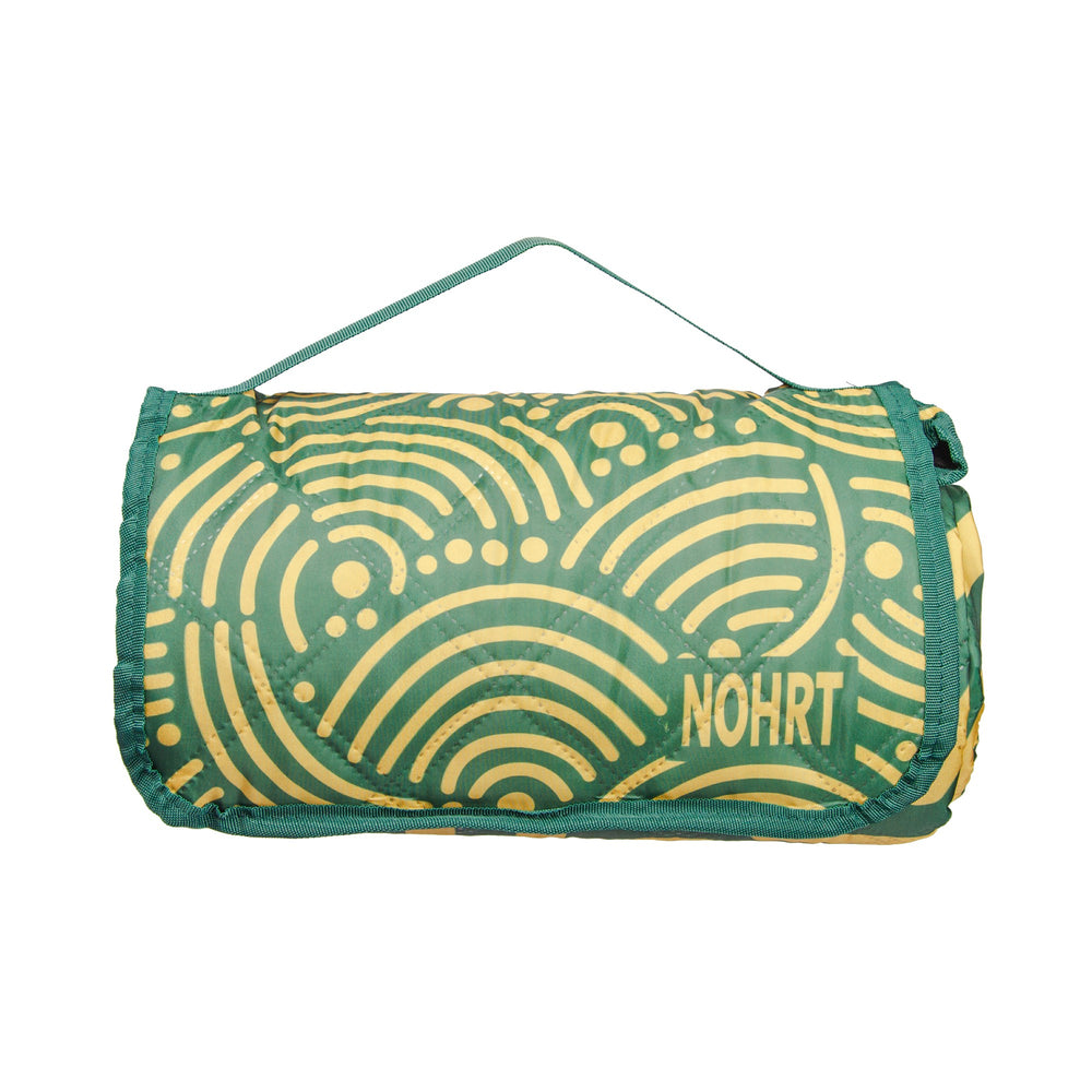 Folded Arc picnic blanket – compact, lightweight and ready for any park day