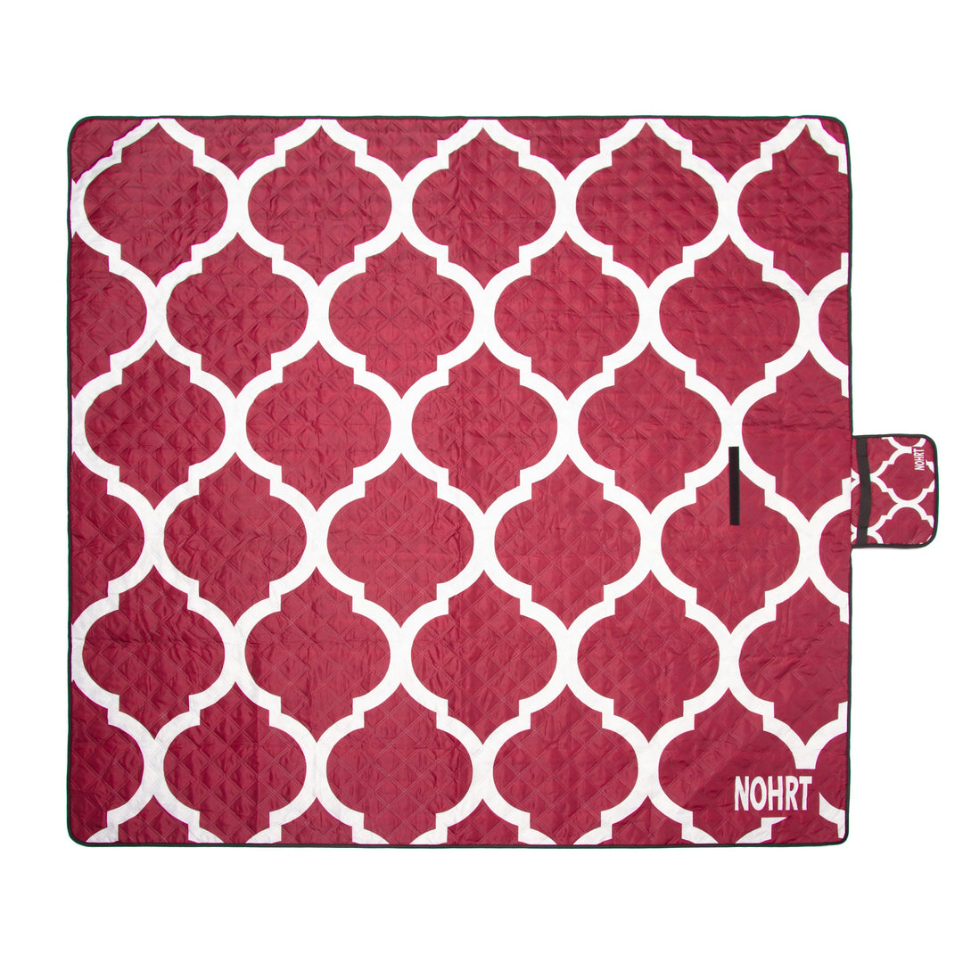 NOHRT Mesh picnic blanket – 200x200 cm waterproof premium design for family gatherings