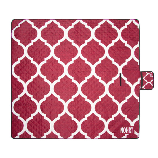 NOHRT Mesh picnic blanket – 200x200 cm waterproof premium design for family gatherings